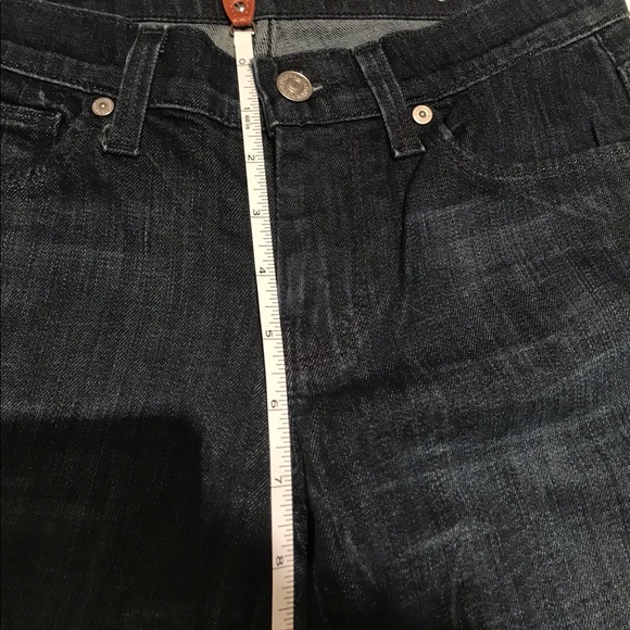 7 for All Mankind Rhinestone Straight Leg Jeans - Picture 6 of 9